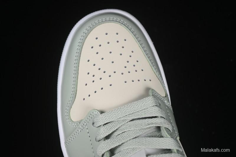 Nike Air Jordan 1 Low AJ1 Amber Green Low Top Casual Skate Shoes HF4078-100