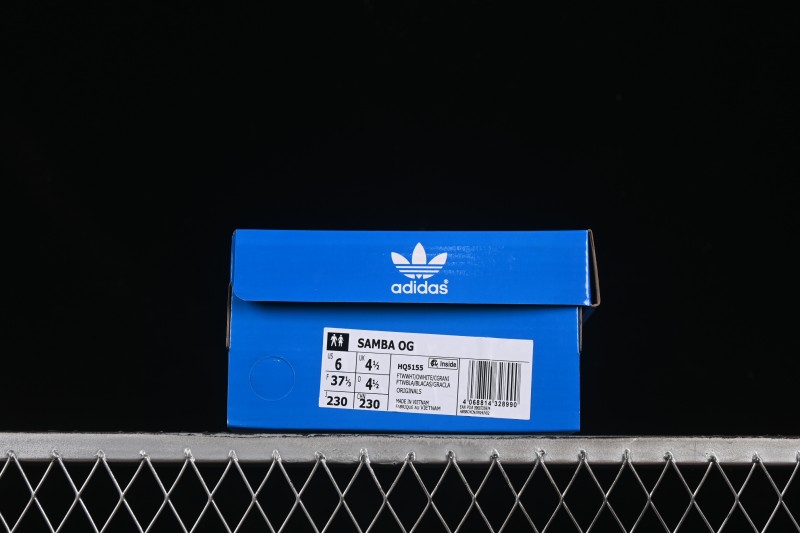 Adidas Samba OG Classic Casual Sneakers - HQ5155