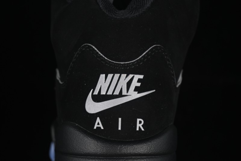 Nike Air Jordan 5 Black Metallic Reimagined Basketball Shoes HF3975-001