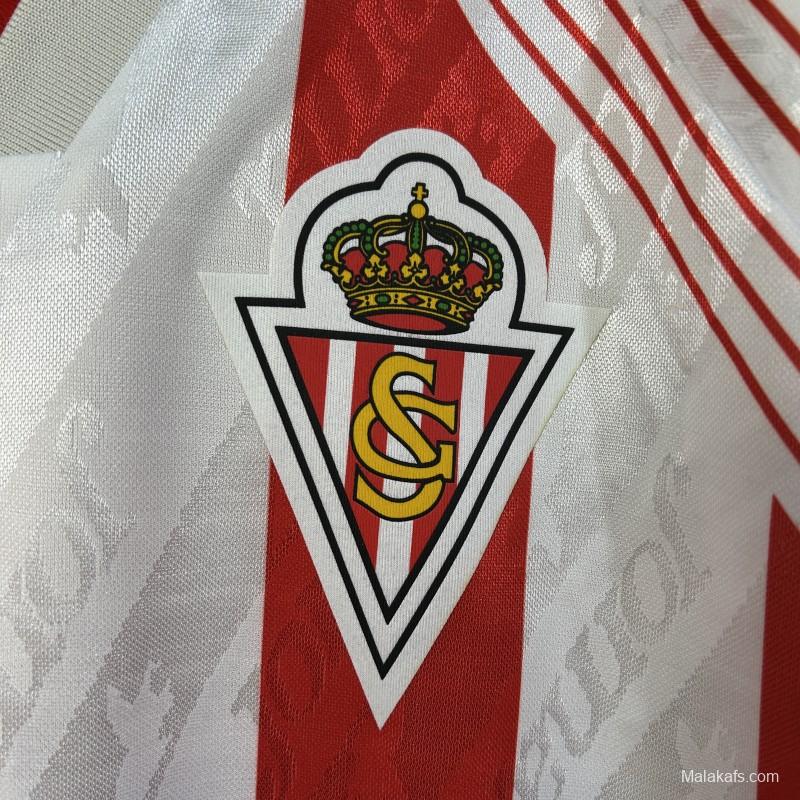 94/95 Retro Sporting Gijon Home Jersey