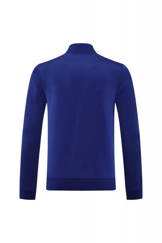 25/26 Arsenal Blue with Red & White Stripes Full Zipper Jacket +Long Pants