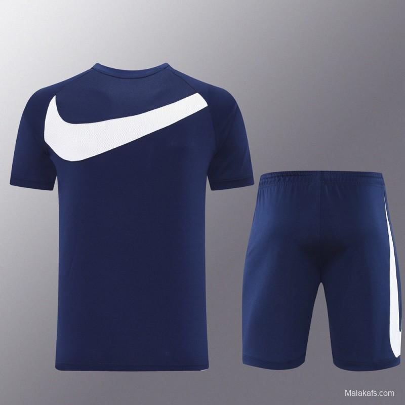 25/26 Nike Navy Short Sleeve Jersey+Shorts