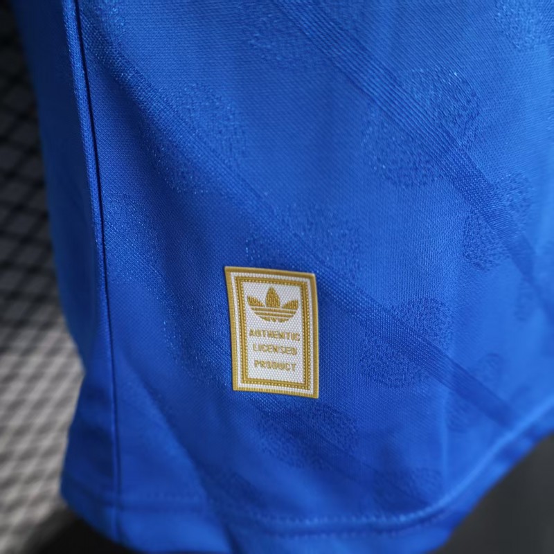 Player Version 25/26 Real Madrid Third Blue Long Sleeve Jersey