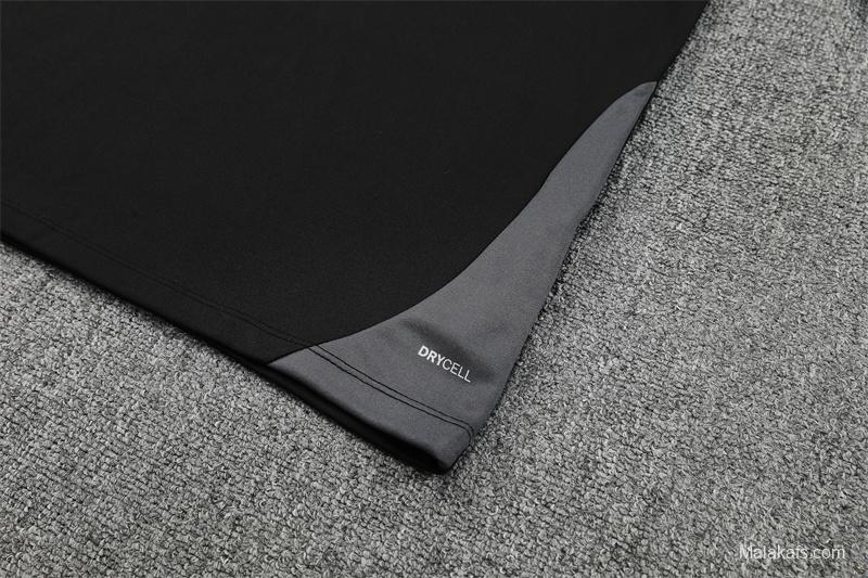 25/26 Manchester City Black Half Zipper Jacket+Long Pants