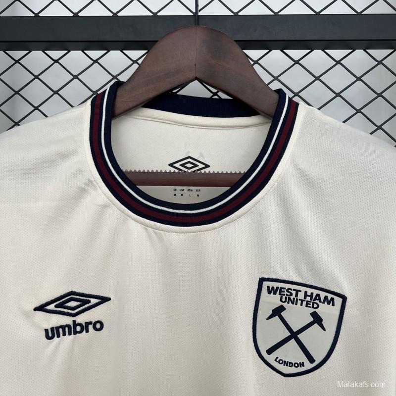 25/26 West Ham United Away Jersey