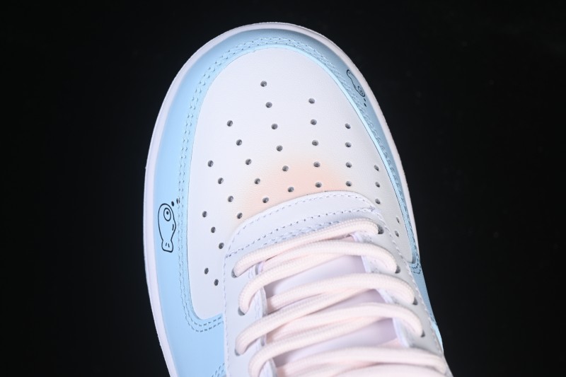 Nike Air Force 1 '07 Low Casual Sneakers with Custom Design - ZH0316-107