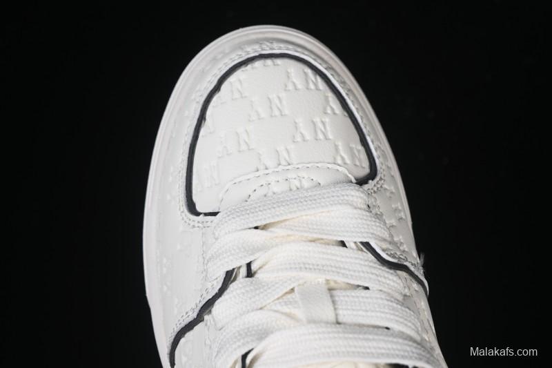 New York Yankees Bigball Chunky Embo Monogram Height Increasing Thick Sole Casual Sneakers - 3ASXE035N50CRL