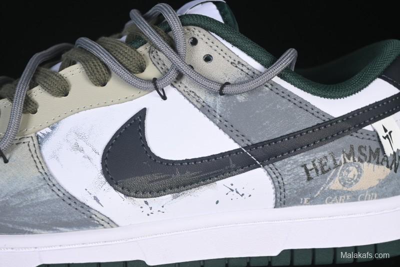 Nike SB Dunk Low Anniversary Custom Low-Top Casual Skate Shoes - DV0833-111