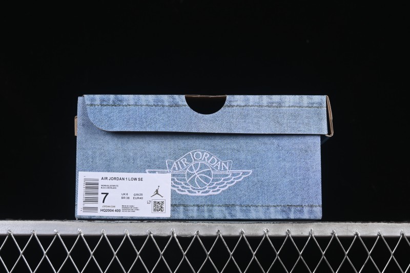Nike Air Jordan 1 Low Denim Retro Basketball Shoes - HQ2004-400