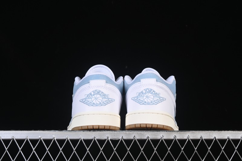 Nike Air Jordan 1 Low Denim Worn Blue Retro Basketball Shoes - HQ2004-400
