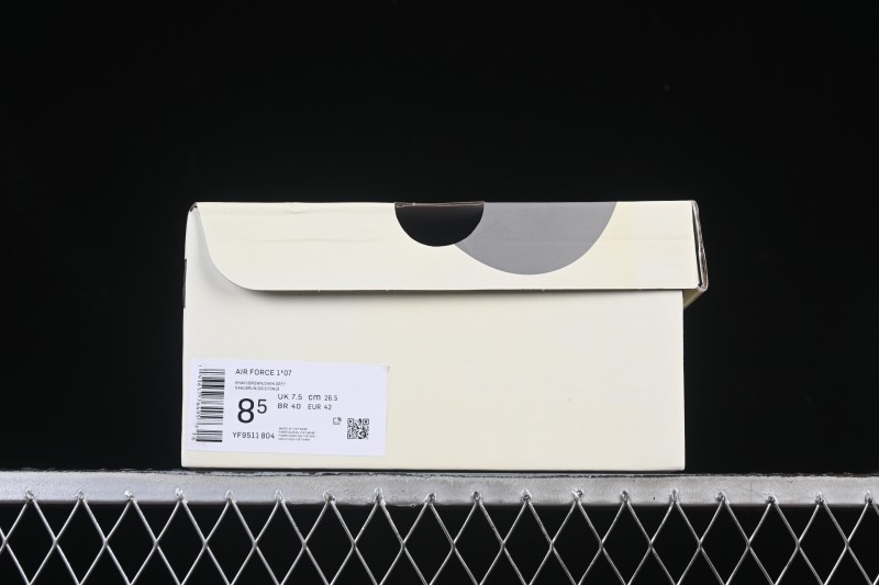 Nike Air Force 1 '07 Low Gucci Collaboration White Brown Green Casual Sneakers - YF9511-804