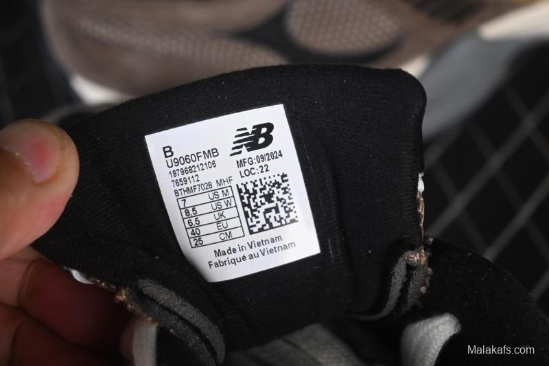 New Balance Retro Casual Running Shoes with ABZORB Cushioning - U9060FMB