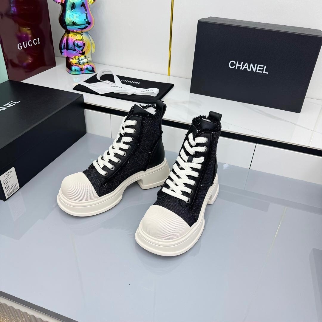 Chanel 2025/SS Short Boots Essential Autumn Winter Item - LY00380