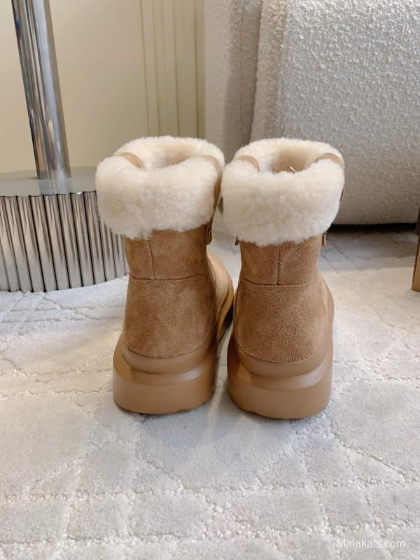 UGG 2025/SS Wool Warm Snow Boots - AS00310
