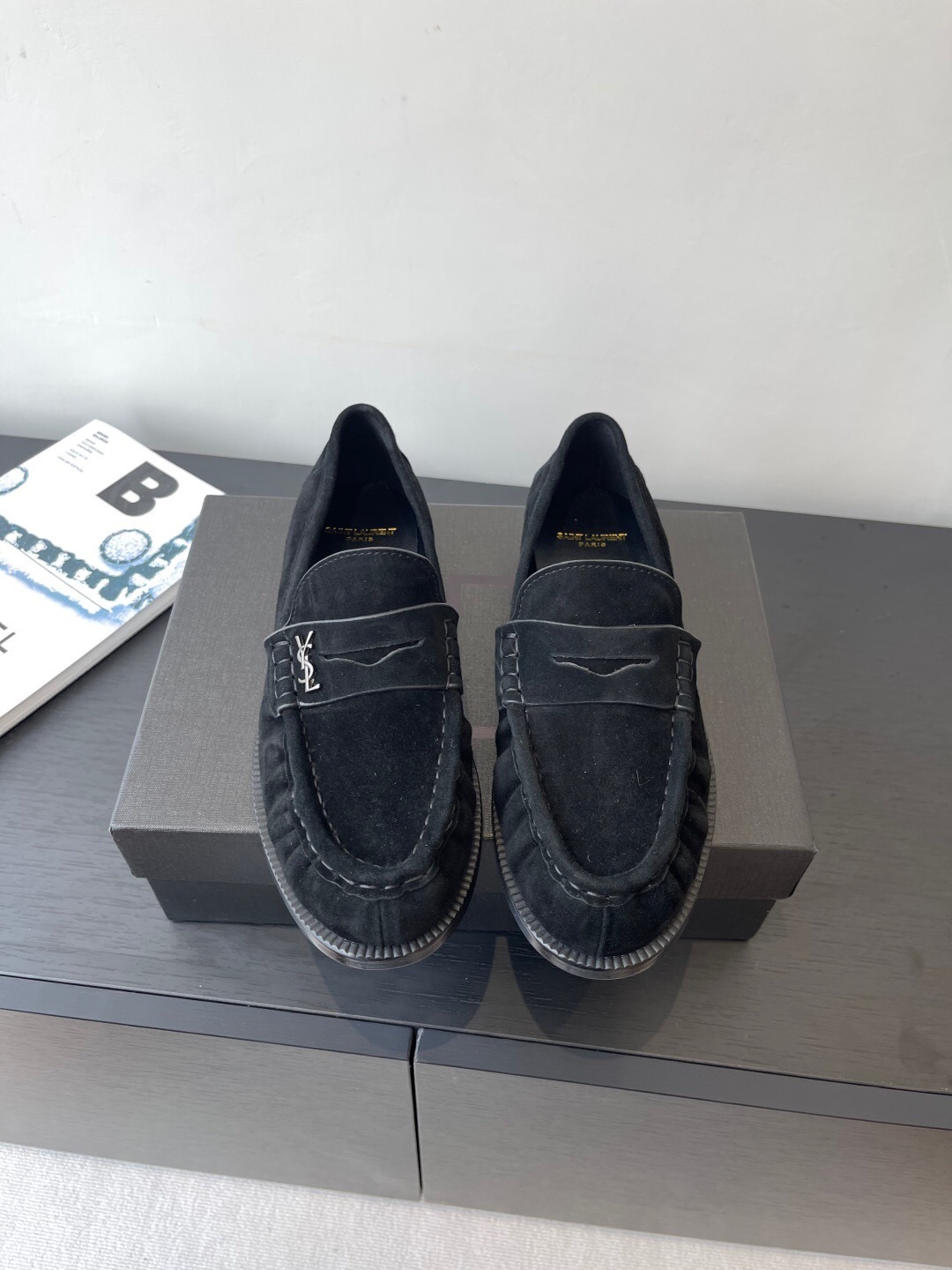 Saint Laurent Classic Loafer Mule Flats - KFY00350