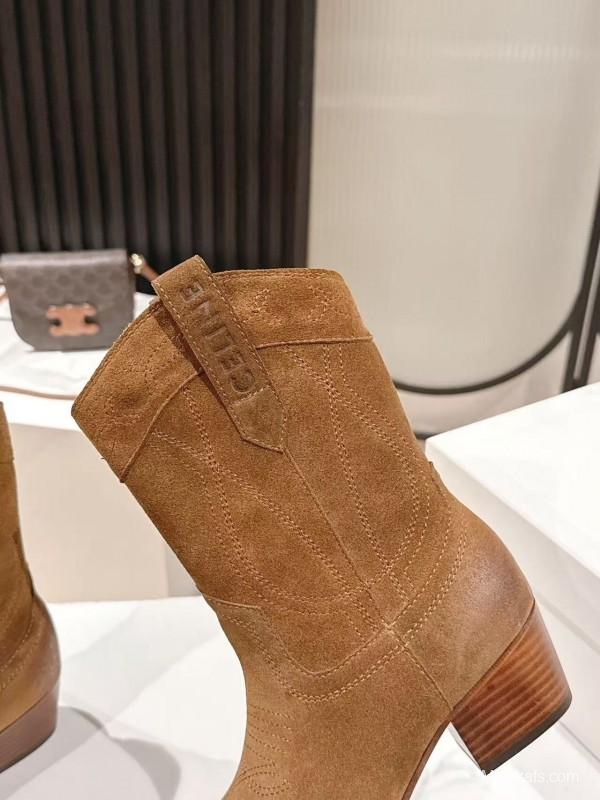 CELINE Fashion Boots 2025 SS Collection with Arch of Triumph Logo - LY00440