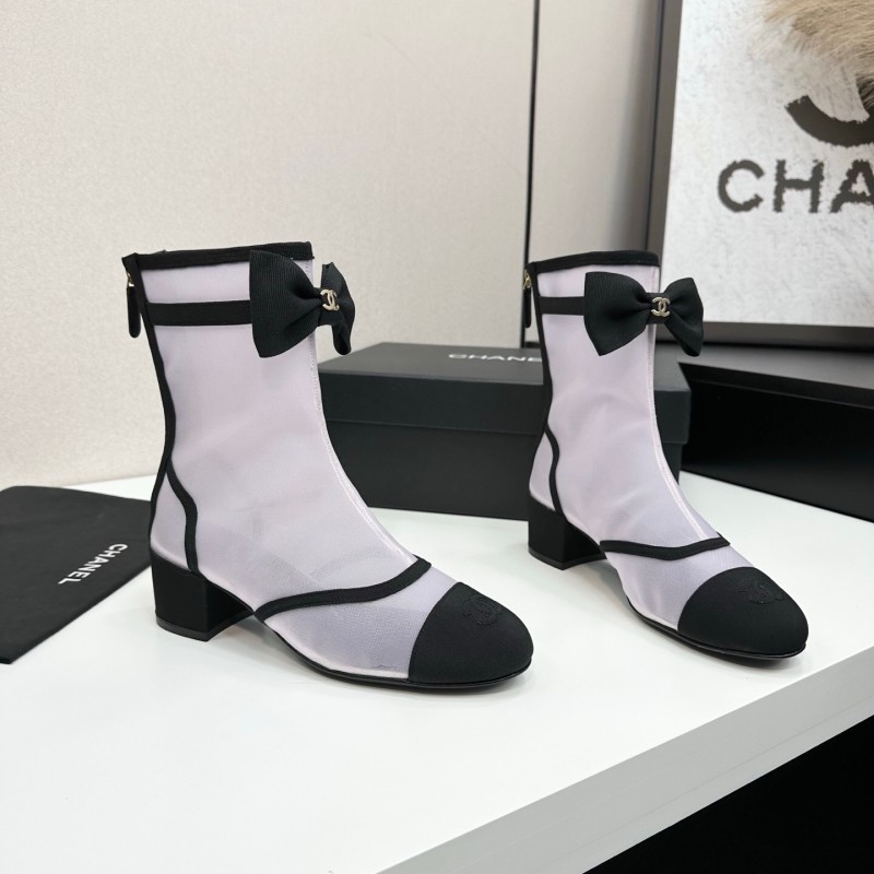 Chanel Classic Bow Ankle Boots - LY00