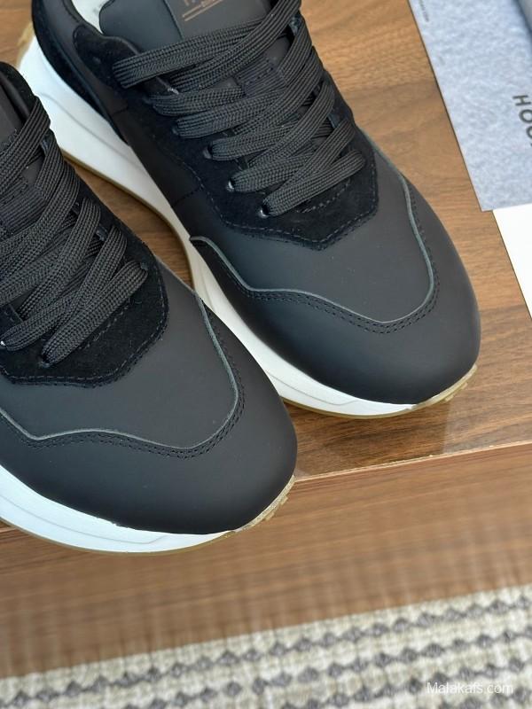 Hogan H-STRIPES Series Couple Thick Sole Dad Shoes Airship Sneakers - AS00350