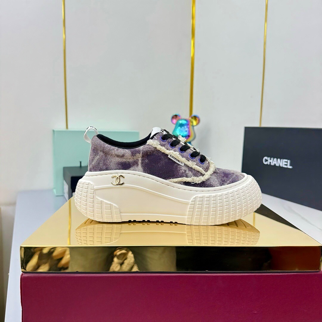 Chanel 2025/SS Little Chanel Loafers Panda Shoes Casual Sneakers - LY00330