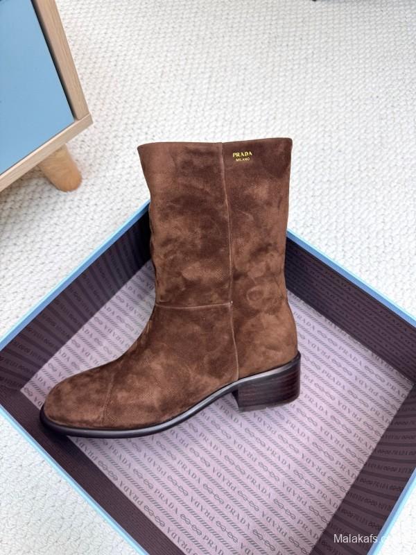 Prada 2025/SS Mid Boots - LY0370