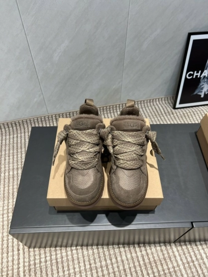 UGG Platform Loafers Series Round Toe Platform Casual Shoes - MJ00270