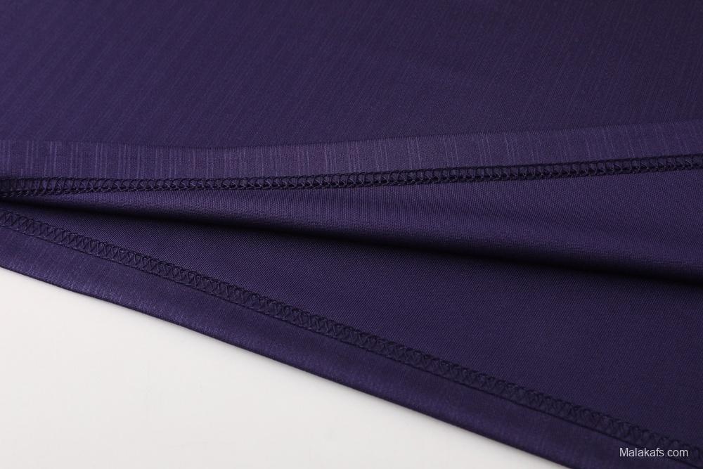 2025 England Purple Half Zipper Jacket+Long Pants