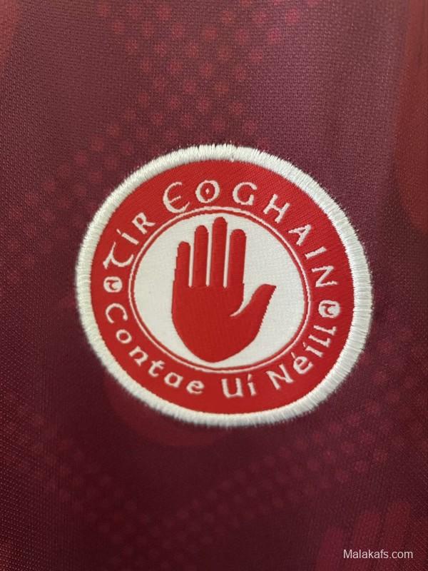 25/26 Tyrone GAA Maroon with Gold Accents Jersey