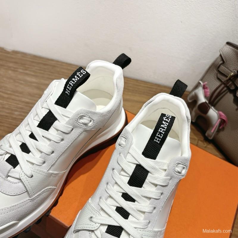 Hermes 2025/SS Autumn Winter New Boot-Type Shoes with Classic Boot Shape and British Color Blocking Design - AS00410