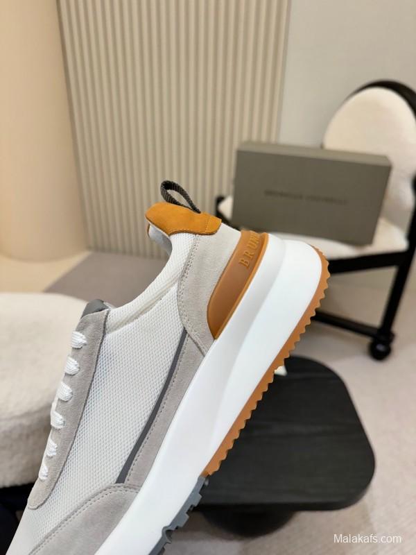Brunello Cucinelli Casual Sneakers New Material Design - KFY00320