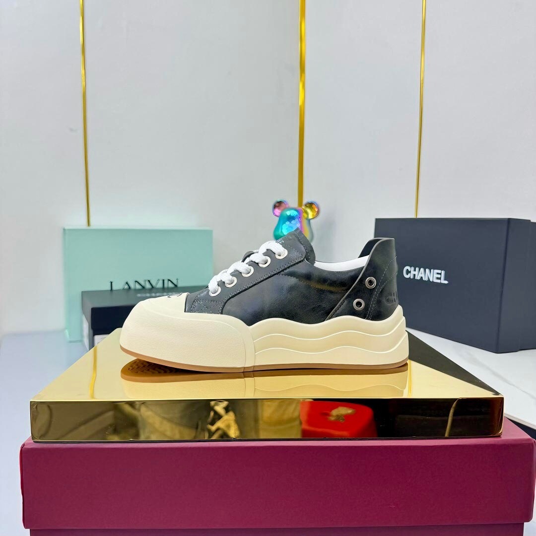 Chanel 2025 SS Panda Loafers Bread Shoes Original Calfskin - LY00320