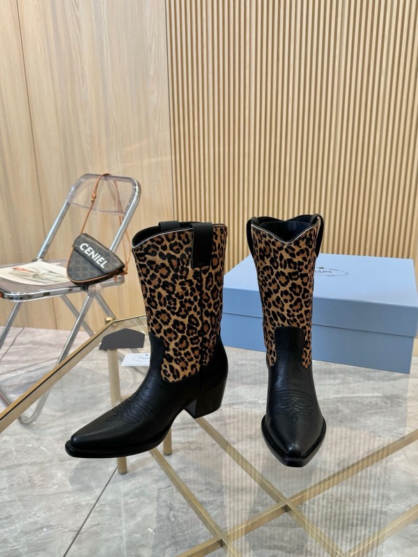 Prada Classic Pointed Toe Boots - LY00370/LY00440