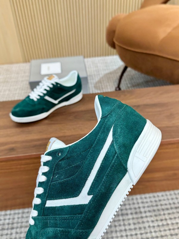 Tom Ford 2025 SS Casual Shoes with Classic Color Blocking and Imported Leather Insole - AS00350