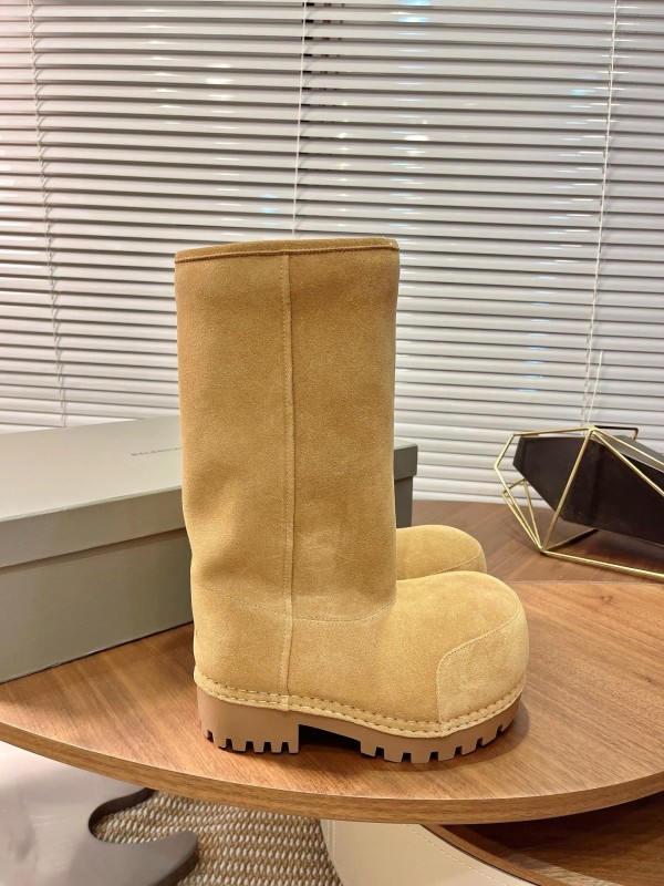 Balenciaga 2025 SS New Big Head High Heel Snow Boots - 2025SSBHB
