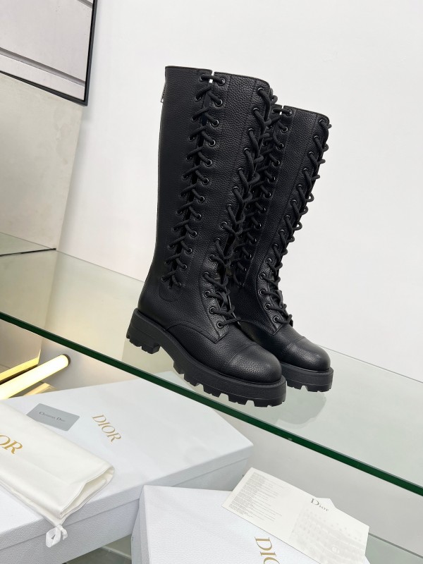 Dior 2025/SS Autumn Winter Boots Retro Work Style Internet Celebrity Boots - LY00460