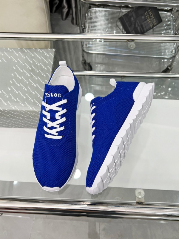 Kiton Four Seasons Classic Casual Knit Shoes - KFY00300