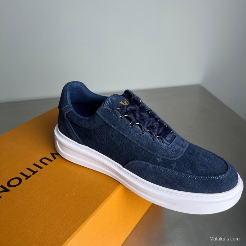 Louis Vuitton Beverly Hills Low-Top Fashion Sneakers - YC