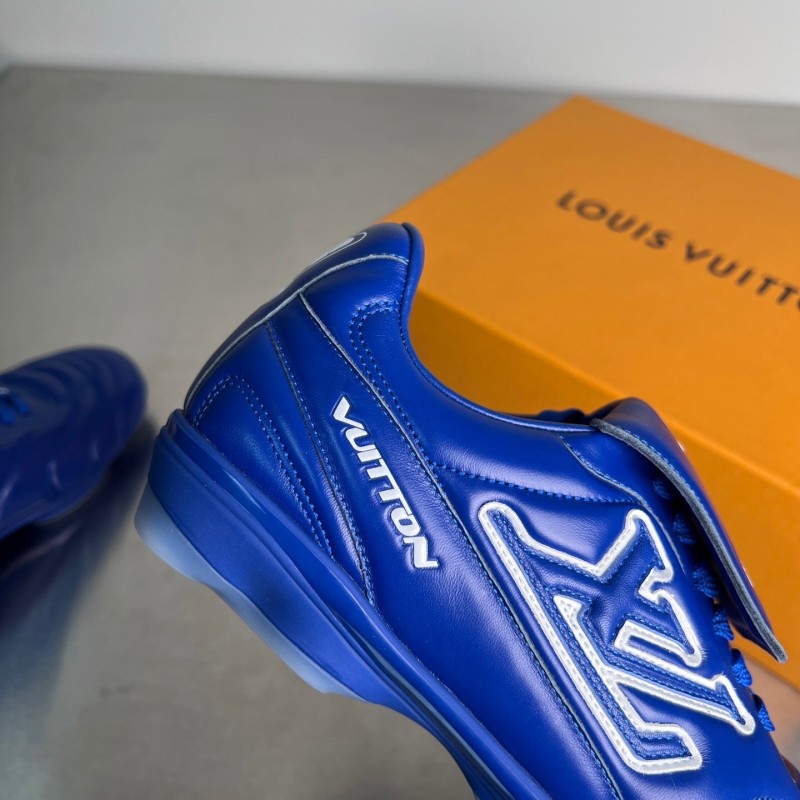 Louis Vuitton Footprint Soccer Sneakers Unisex Sport Shoes - Footprint Soccer