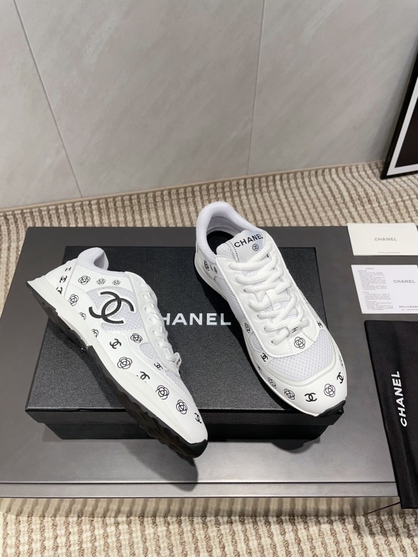 Chanel Silver Horn King II Casual Series Sports Shoes - KFY00330