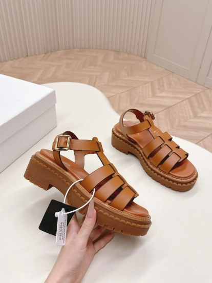 Prada Spring Summer 2025 Low-Top Sandals Roman Platform - LY00290