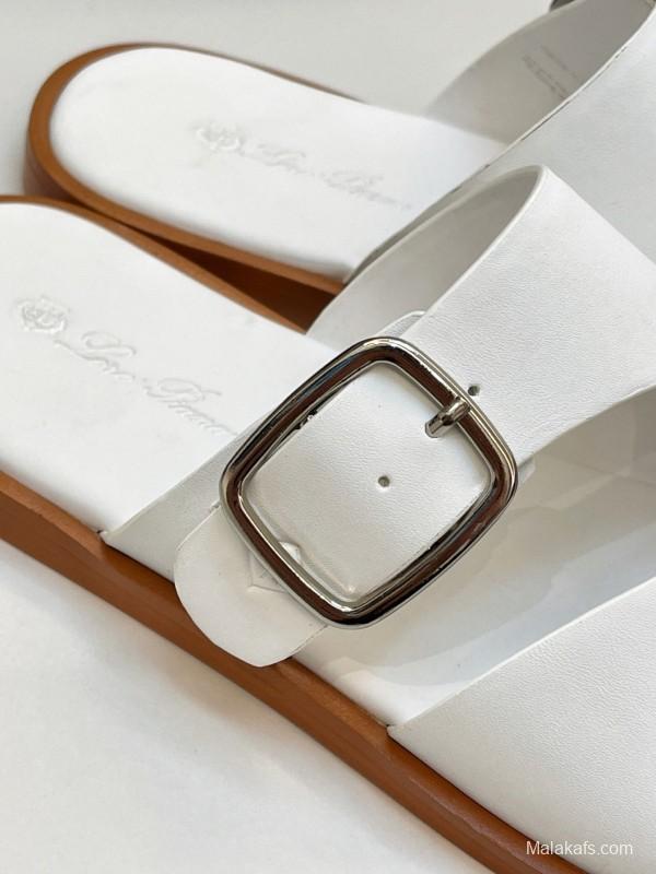 Loro Piana Men's Spring/Summer 2025 Casual Sandals with High-Quality Stitching - AS00250