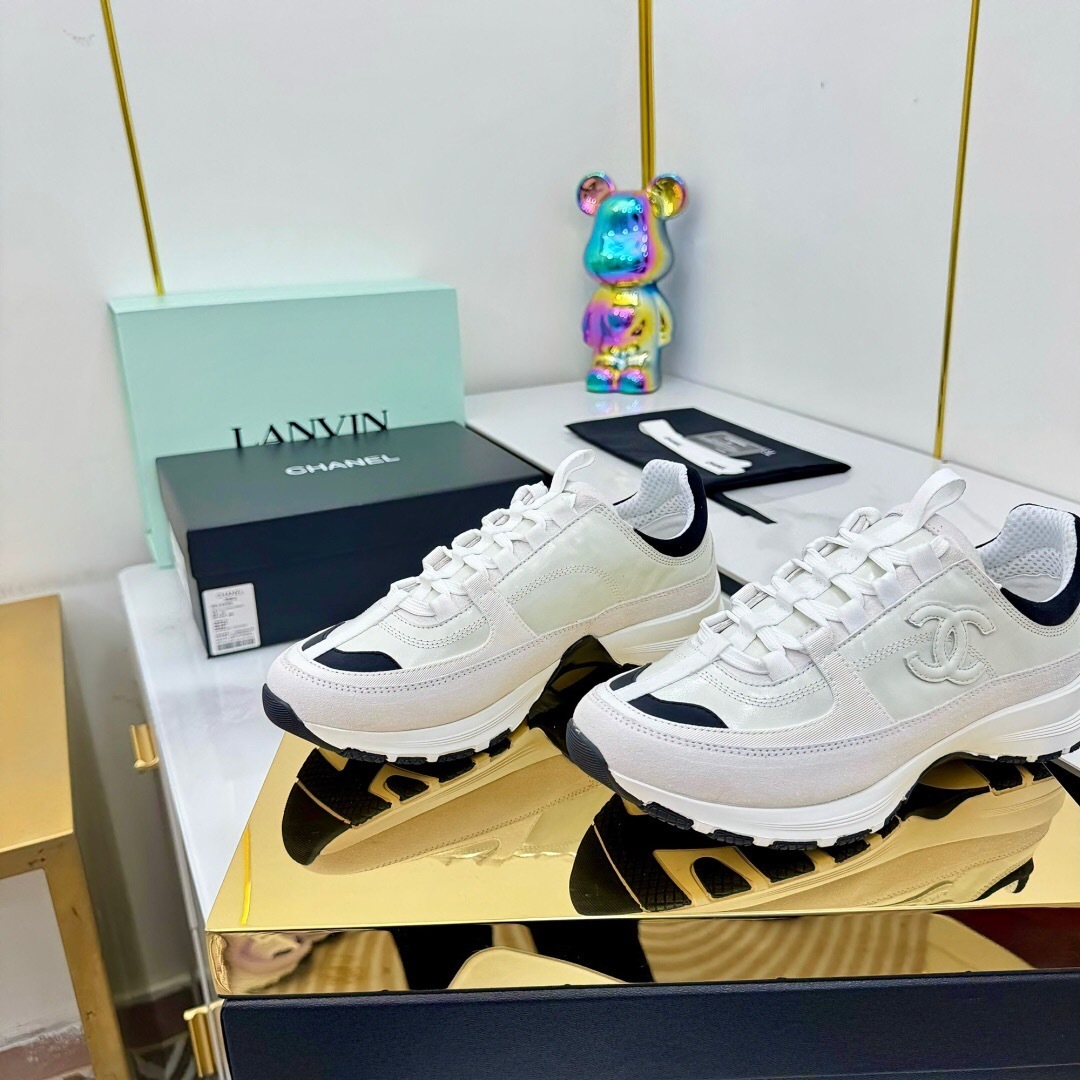 Chanel 2025 SS Thick Sole Casual Sneakers - LY00310