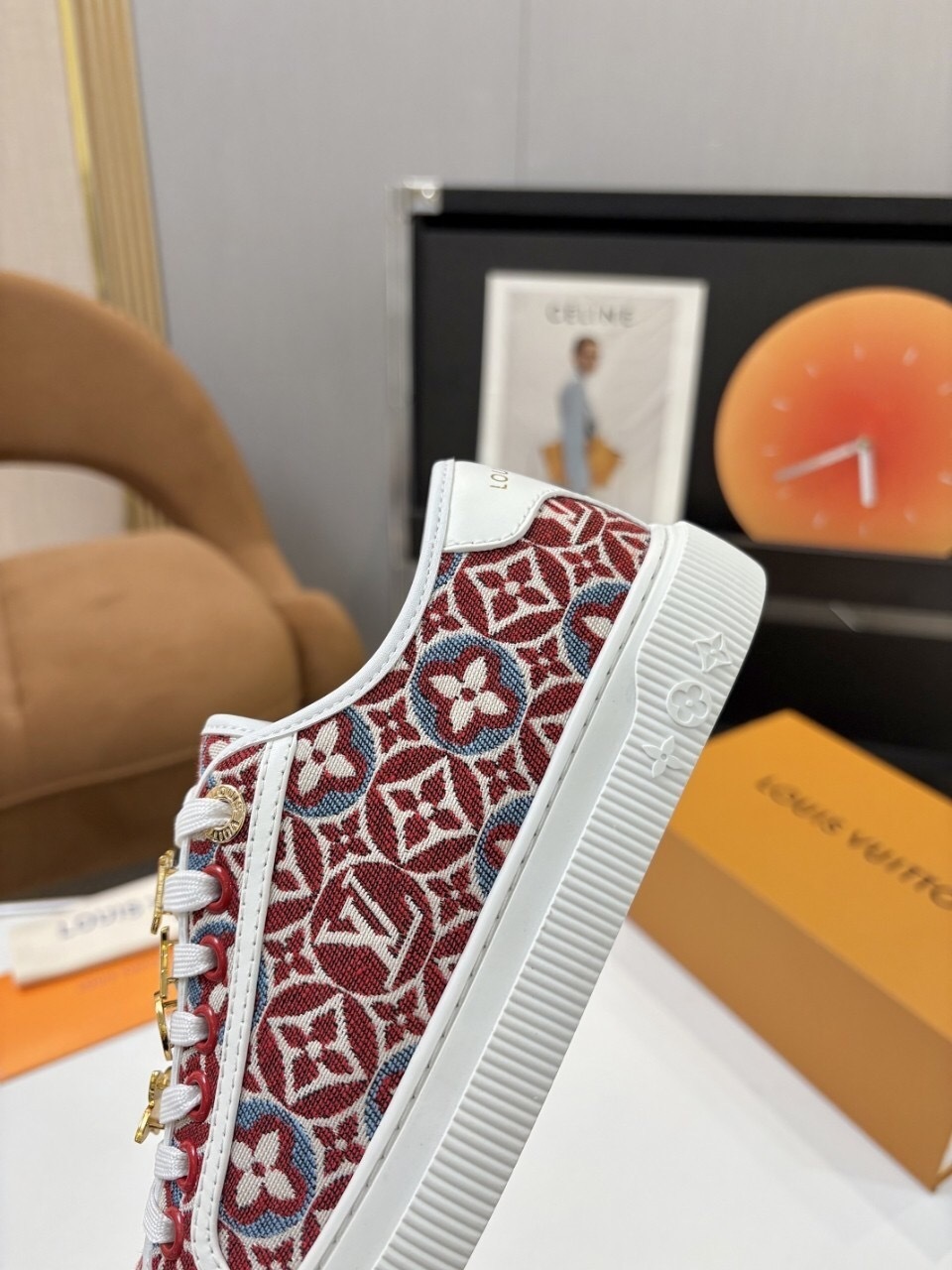 Louis Vuitton Lagoon Series Denim Sneakers with Buckle - AS00300