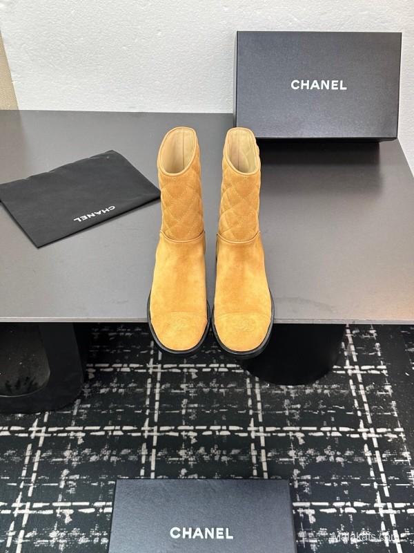 Chanel 2025 SS Short Boots Essential Fall Winter Item - LY00420