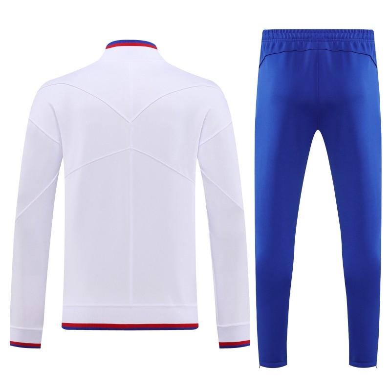 2026 England White FULL Zipper Jacket Tracksuit +Long Pants