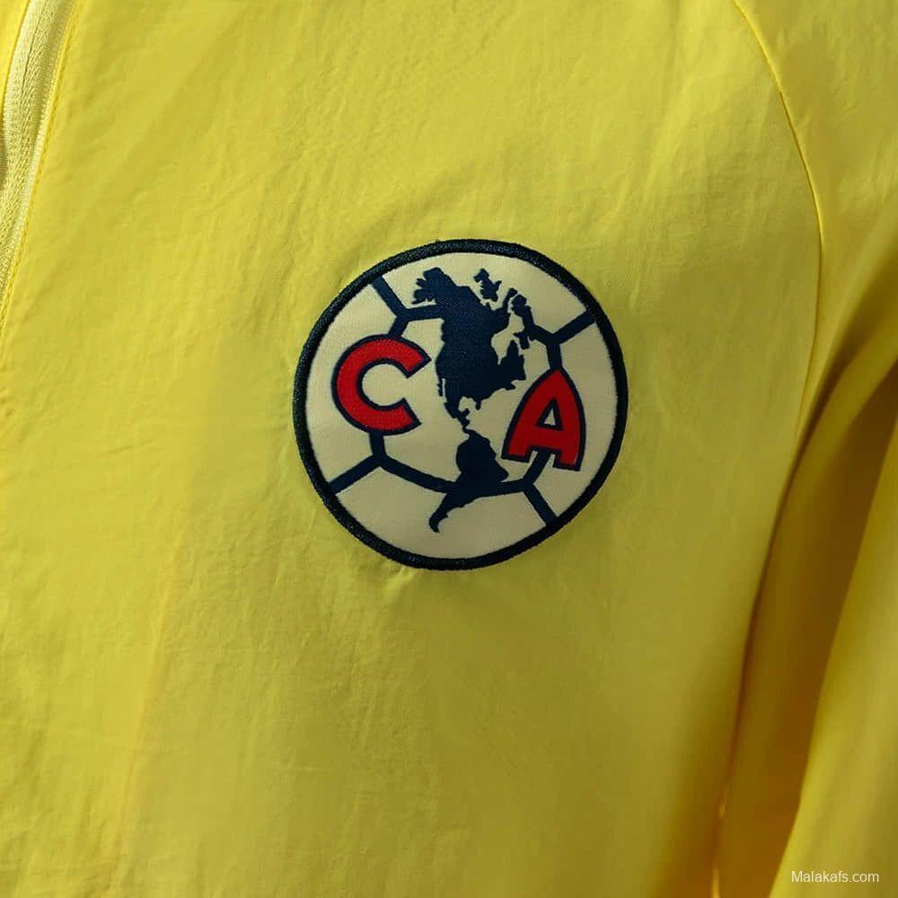 2026 Club America Yellow Jacket Windbreaker