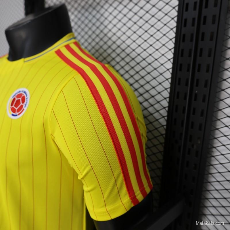 Player Version 2026 Colombia Yellow Terrace Icons Jersey