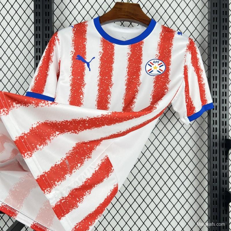 2026 Mens Paraguay World Cup Home Jersey