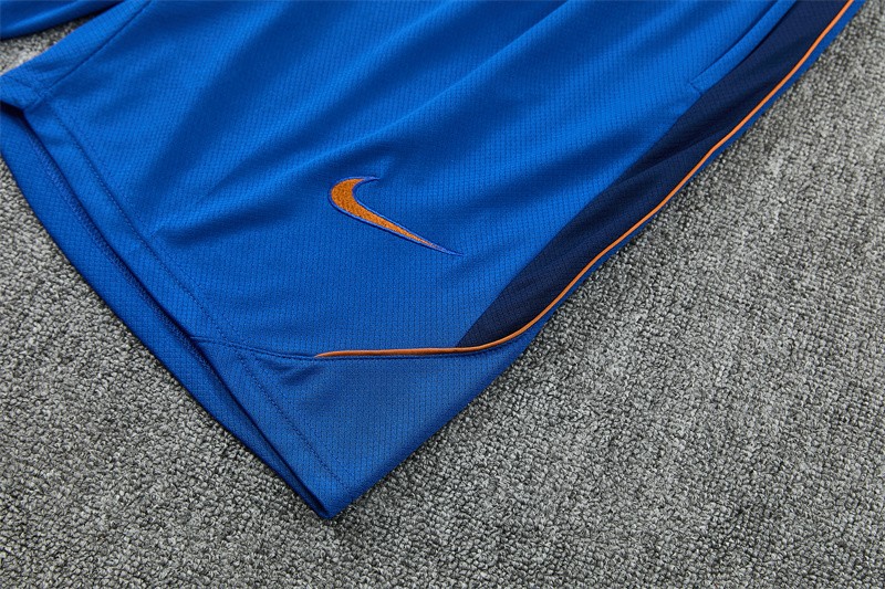 2026 France Blue & Orange Short Sleeve+Soccer Shorts
