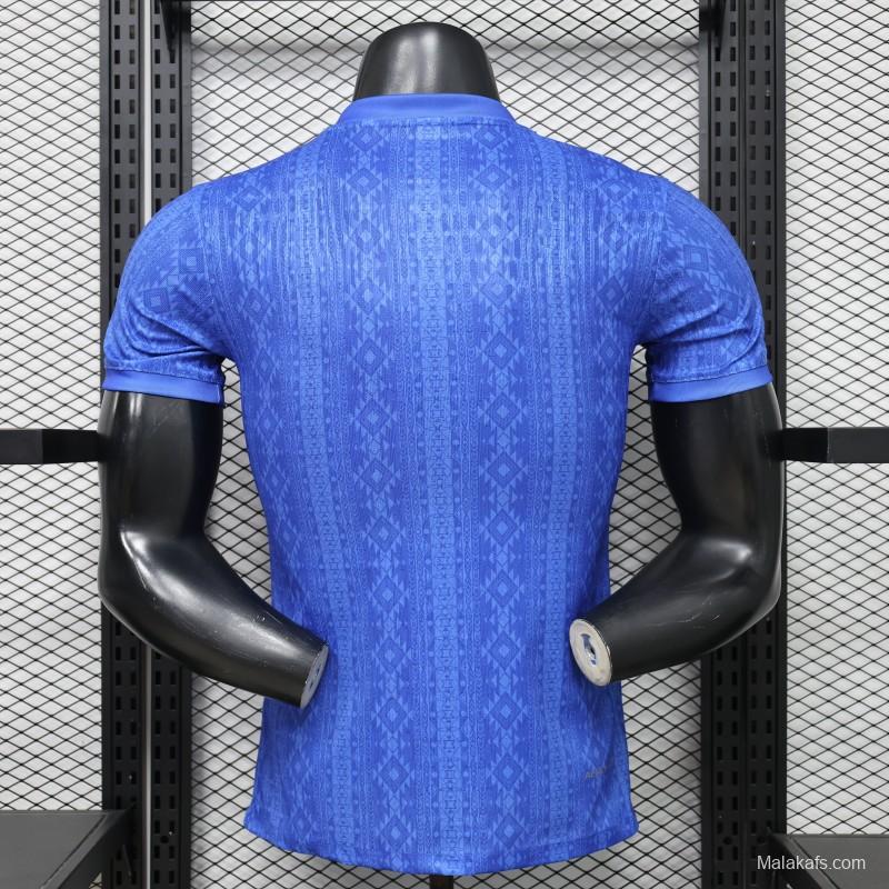 Player Version 2026 Brazil Away Blue Special Edition Jersey