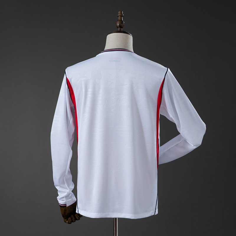 2026 England Home Long Sleeve Jersey